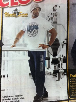 Wesley Howard macht auch als Model eine gute Figur