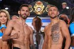 Jorge Linares und Vasyl Lomachenko (Foto: Tom Hogan/Hogan Photos/Golden Boy Promotions)