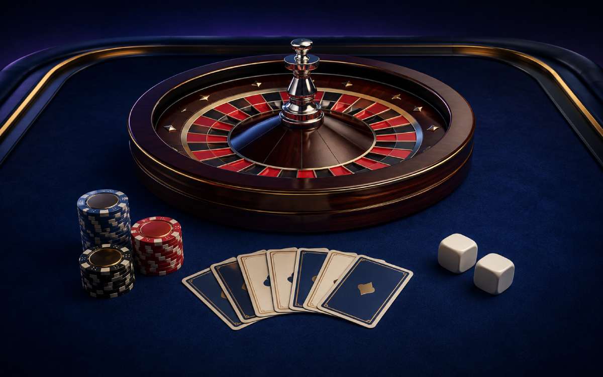 Poker, Roulette, Blackjack und Baccarat
